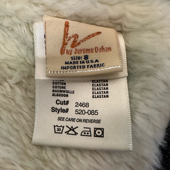 Citizens of Humanity Faux Fur Denim Jacket, Embroidered Front Pockets. Size 8 - Picture 12 of 14